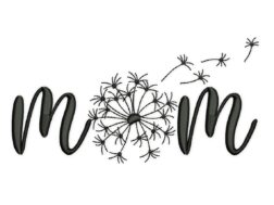Mom Embroidery Design