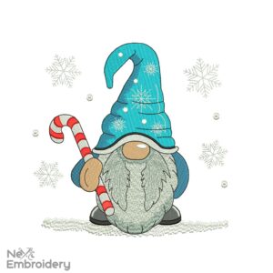 Winter Gnome Embroidery Design