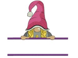 Split Girl Gnome Embroidery Designs