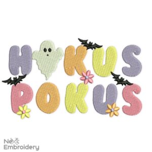 Hocus Pocus embroidery design