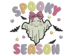 Spooky Season Embroidery Design