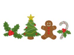 Christmas Ornament Embroidery Designs