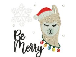 Be Merry Embroidery Designs
