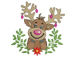 Cute Deer Embroidery Designs
