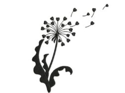 Dandelion Love Embroidery Designs