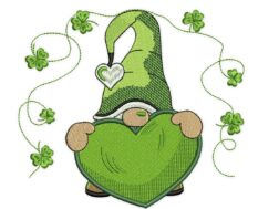Gnome Patricks Day Embroidery Designs