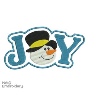 JOY Embroidery Designs, Snowman Embroidery Designs