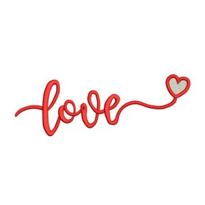 Love Embroidery Designs, Valentines day Embroidery Design
