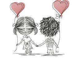 Love You Embroidery Designs