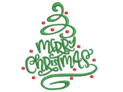 Merry Christmas Embroidery Designs