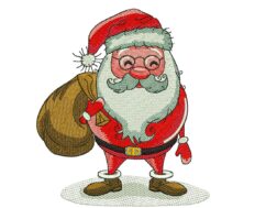 Santa Claus Embroidery Design