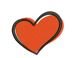 Small heart machine embroidery designs