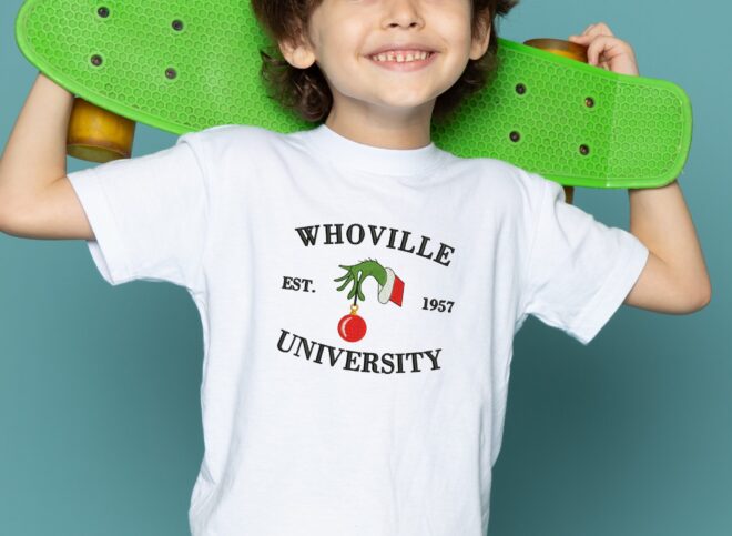 Whoville University Embroidery Design, The Grinch Embroidery Designs, Stolen Christmas Embroidery Designs