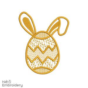 Easter Egg Embroidery Design, Holiday Embroidery Designs