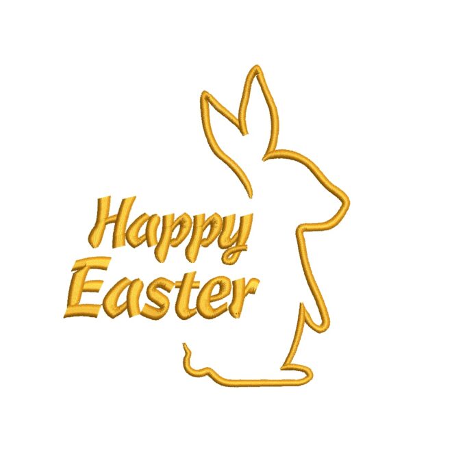 Easter Embroidery Designs, Holiday Machine Embroidery File