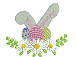 Easter Wreath Embroidery Design