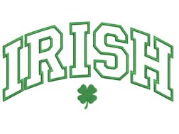 Shamrock Irish Embroidery Design