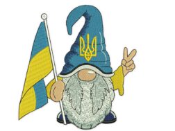 Ukrainian Gnome Embroidery Design
