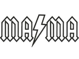 Mama Thunderbird Outline Embroidery Designs