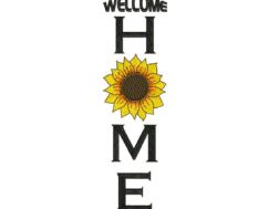 Welcome Home Embroidery Designs