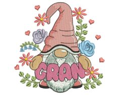 Gran Mother’s Day Embroidery Design