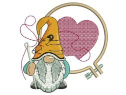 X-Stitch Gnome Embroidery Design