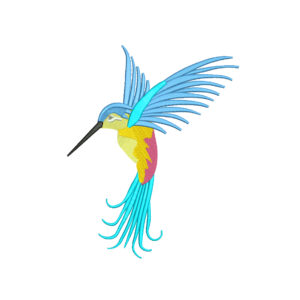 Hummingbird Embroidery Design