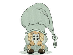 Kitchen Gnome Embroidery Design