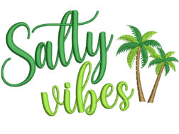 Salty Vibes Embroidery Design