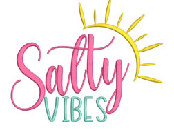 Salty Vibes Embroidery Design