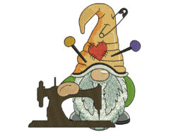 Sew Gnome Embroidery Design