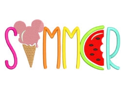 Summer Embroidery Design