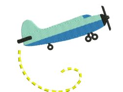 Airplane Embroidery Design