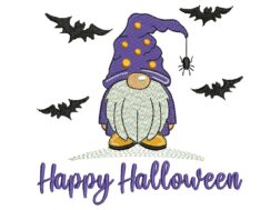 Happy Halloween Embroidery Design