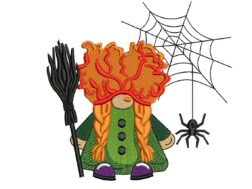 Winifred Sanderson Gnome Embroidery Design