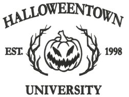 Halloweentown Embroidery Design