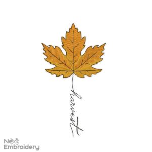 Harvest Embroidery Design. Fall Embroidery Designs, Autumn embroidery designs