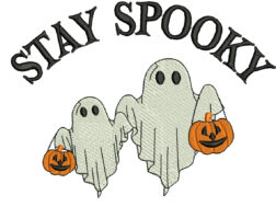 Stay Spooky Embroidery Design