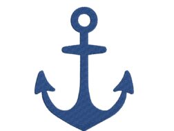 Anchor embroidery design
