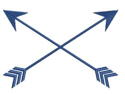 Arrow Cross embroidery design