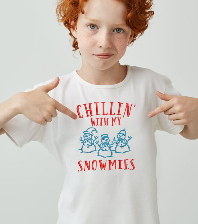 Chillin with my Snowmies Embroidery Designs, Christmas Embroidery Designs