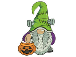 Frankenstein Gnome Embroidery Design