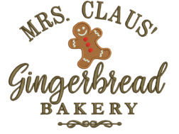 Gingerbread Bakery Embroidery Designs