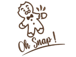 Oh Snap Embroidery Design