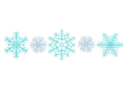 Snowflakes Embroidery Design