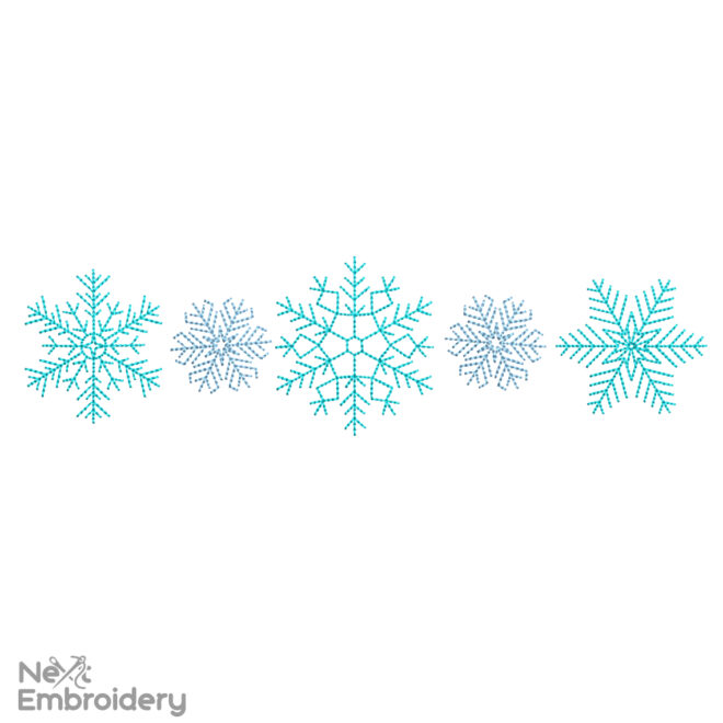 Snowflakes Embroidery Design, Holiday Embroidery Design, Christmas decor Embroidery Designs