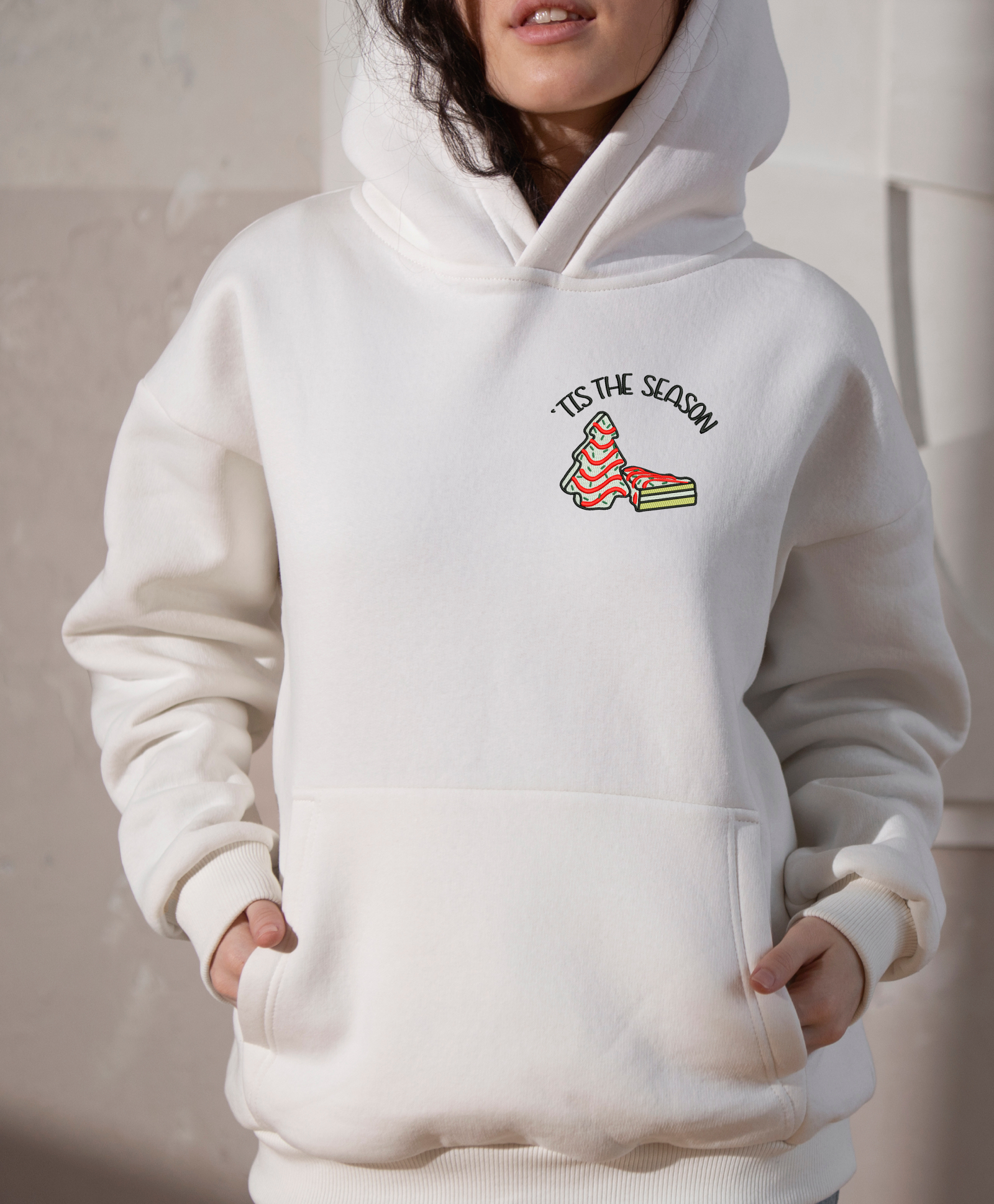 Tis the Season Embroidery Design, Little Debbie Christmas Tree, Christmas Machine embroidery File