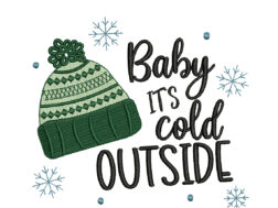 Baby It's Cold Outside Embroidery Designs