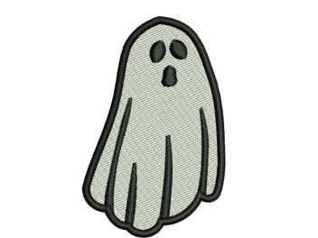 little cute ghost embroidery design, halloween embroidery design