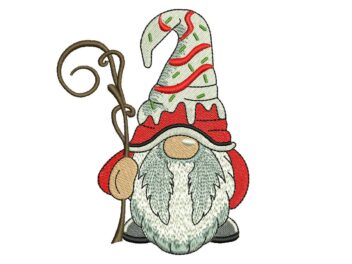 Little Debbie Gnome Embroidery Design, Merry Christmas Embroidery Designs, Christmas ornaments machine embroidery design